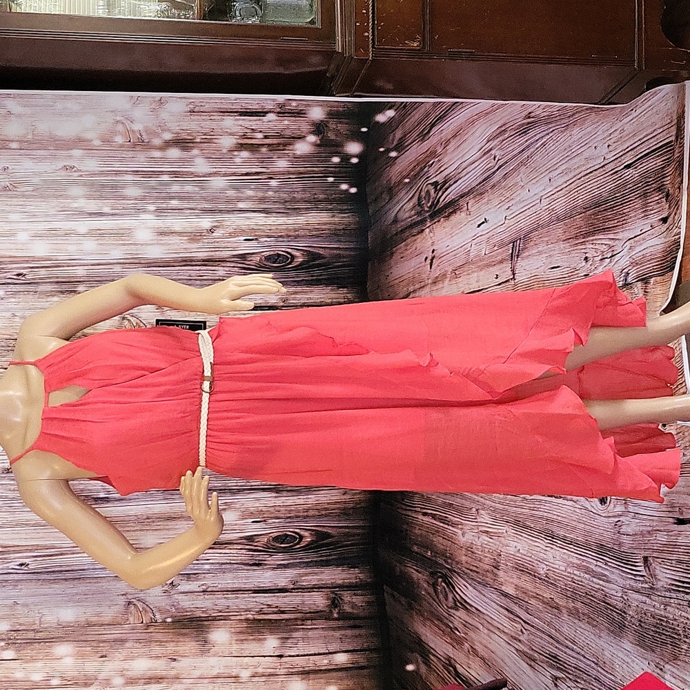 ⚡️NWT⚡️A. Byer Coral Asymmetrical Dress